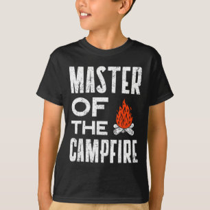 Camiseta Maestro De La Fogata Camper Dad Camping Tee Camp