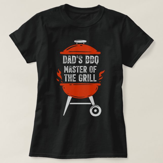 Camiseta Maestro De La Grill Dad Grilling (Diseño del anverso)