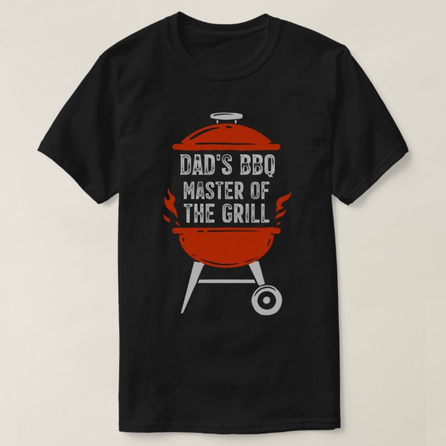 Camiseta Maestro De La Grill Dad Grilling (Diseño del anverso)