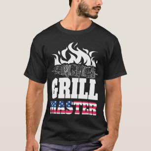 Camiseta Maestro de la Parrilla Bandera de EE. UU. Patrióti