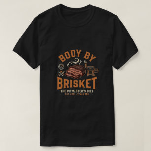 Camiseta Maestro de la Parrilla Cuerpo por Brisket Regalo d