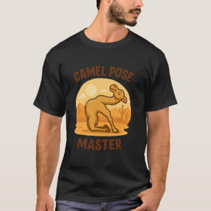 Camiseta Maestro de la pose de camello animal del desierto