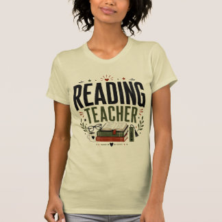 Camiseta Maestro de Lectura Diseño de Amante de Libros Vint