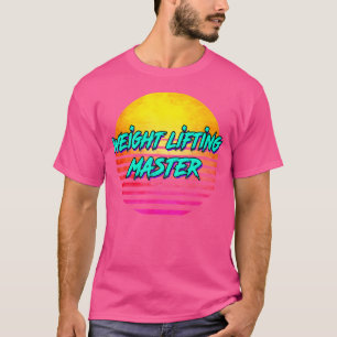 Camiseta Maestro De Levantamiento De Peso De Los Años 1980