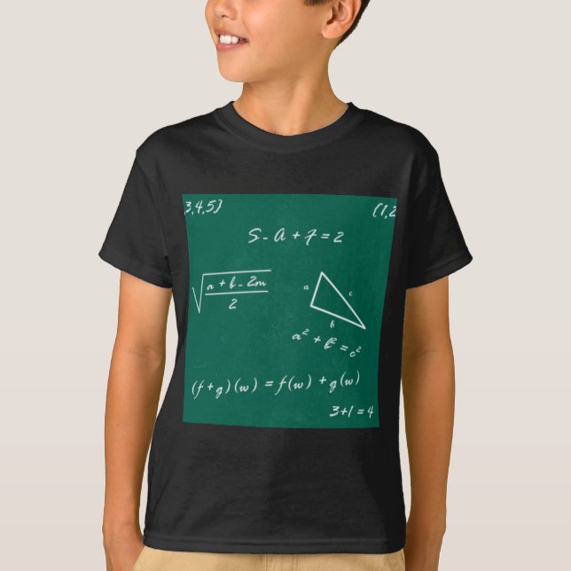 Camiseta maestro de matemáticas algebra geek (Anverso)
