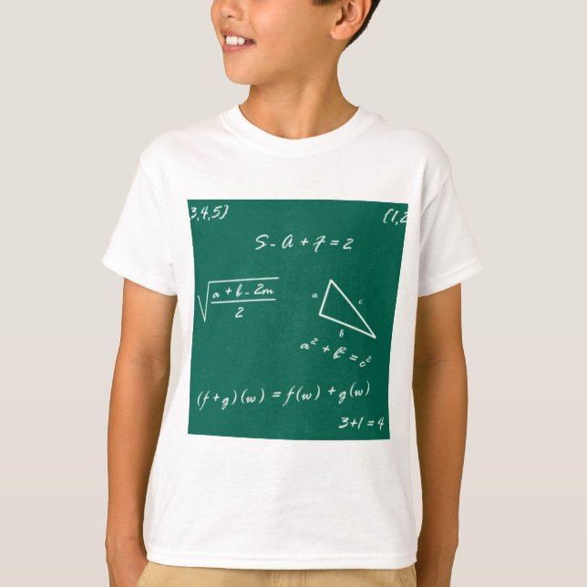 Camiseta maestro de matemáticas algebra geek (Anverso)