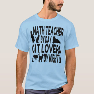 Camiseta Maestro de matemáticas de Cat Lover