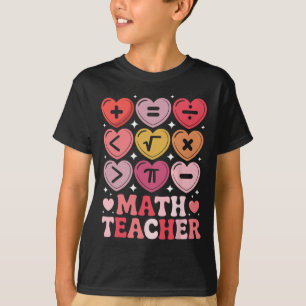 Camiseta Maestro de Matemáticas Símbolo de Operación Matemá