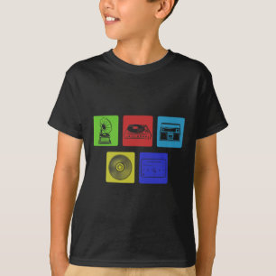 Camiseta Maestro de Música Fiesta con Tema de Música Genial