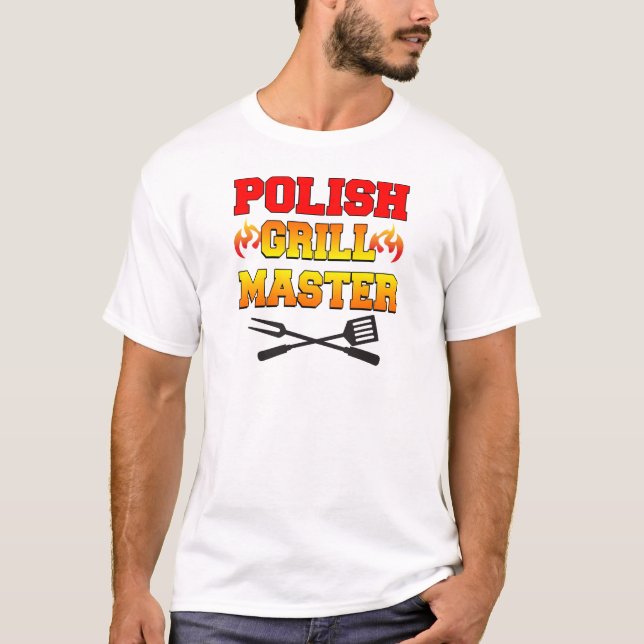 Camiseta Maestro de parrilla polaco (Anverso)