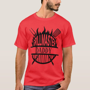 Camiseta maestro de parrillada fresco papá