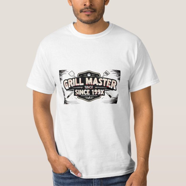 Camiseta Maestro de parrilladas desde el [año] (Anverso)