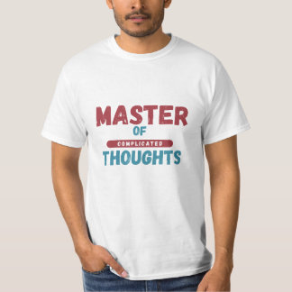 Camiseta Maestro de pensamientos complicados