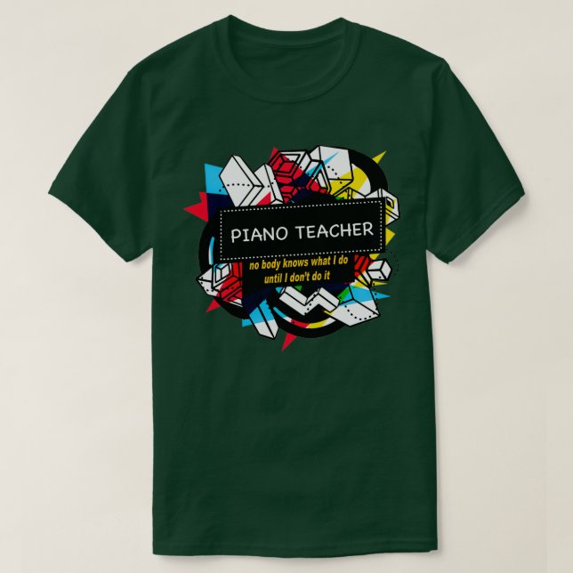 CAMISETA MAESTRO DE PIANO (1) (Diseño del anverso)