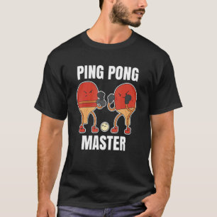 Camiseta Maestro De Ping Pong Para Un Jugador De Tenis De M