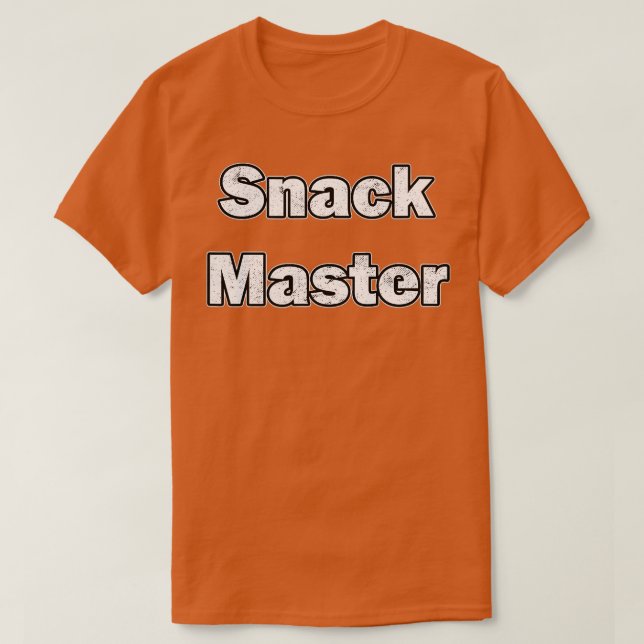 Camiseta Maestro de refrigerios (Diseño del anverso)