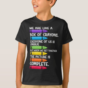 Camiseta Maestro De Regreso A La Escuela Somos Como Una Caj