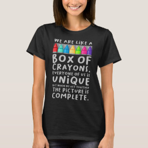 Camiseta Maestro De Regreso A La Escuela Somos Como Una Caj