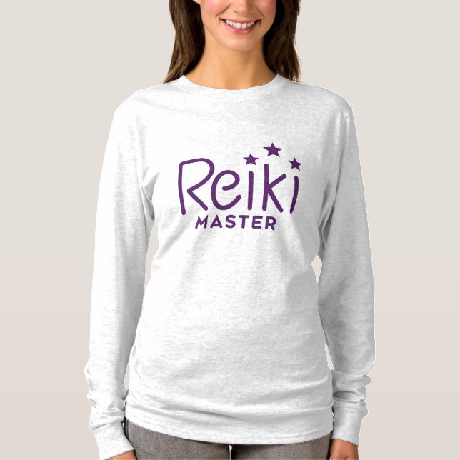 Camiseta Maestro de Reiki Starborn/púrpura/ (Anverso)