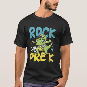 Camiseta Maestro de Rock And Roll agita Pre-K