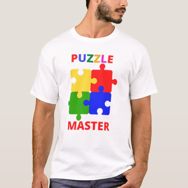 Camiseta Maestro de rompecabezas (Anverso)