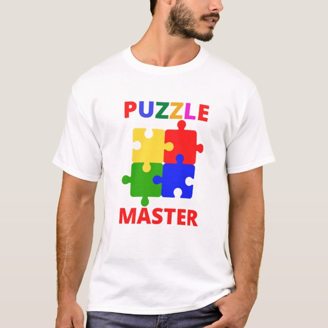 Camiseta Maestro de Rompecabezas (Anverso)