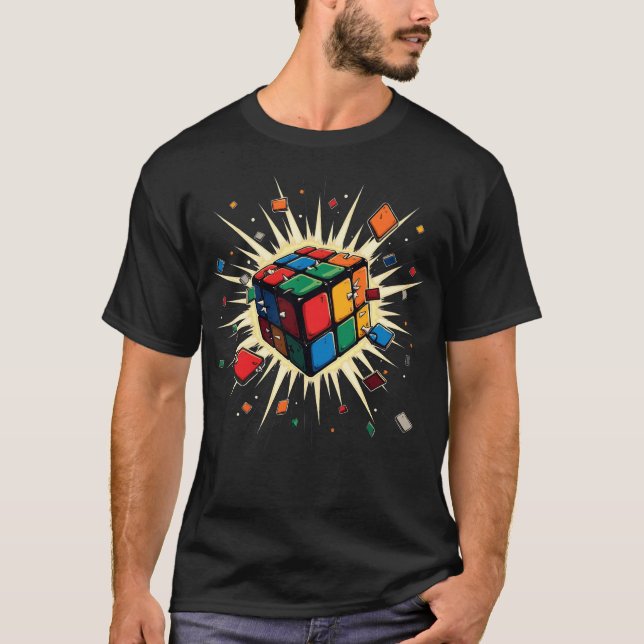 Camiseta Maestro de rompecabezas de corte de velocidad de c (Anverso)