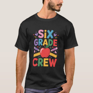 Camiseta Maestro de sexto grado niños niñas, Seis Gr