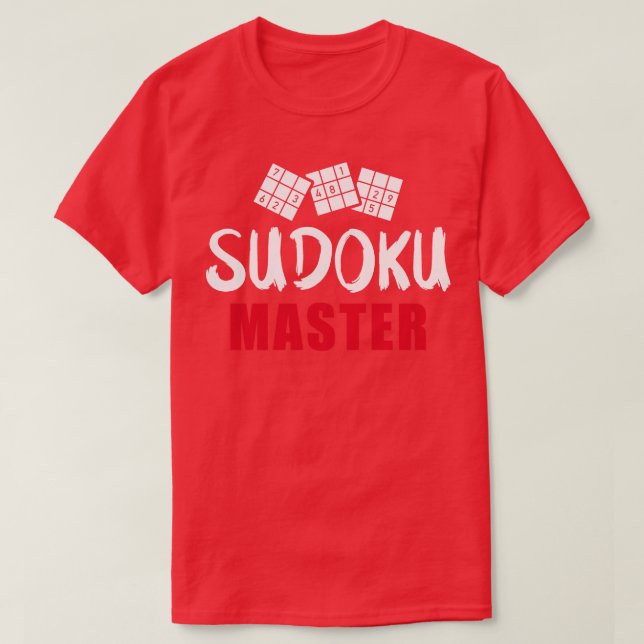 Camiseta Maestro de Sudoku (Diseño del anverso)