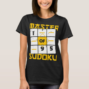 Camiseta Maestro De Sudoku Sudoku Campeón De Matemáticas Ch