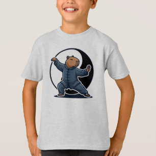 Camiseta Maestro de Tai Chi de Capybara Artes Marciales Yin