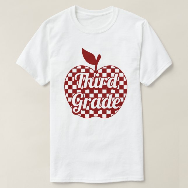 Camiseta Maestro de Tercer Grado (Diseño del anverso)