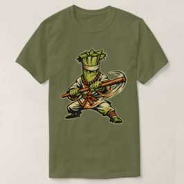 Camiseta Maestro del Bastón Bo de Apio — Arma de Lucha Retr