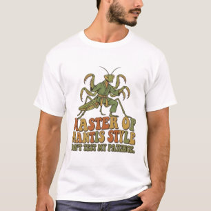 Camiseta Maestro del Estilo de Karate Mantis Insecto Divert