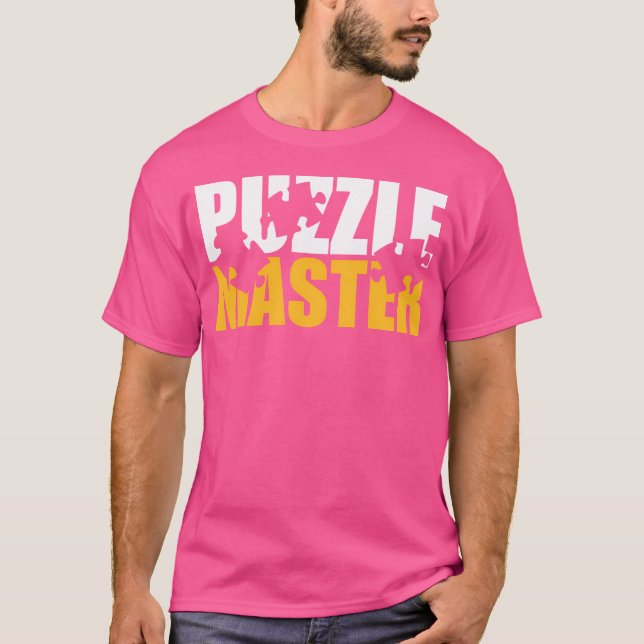 Camiseta Maestro del rompecabezas de Jigsaw (Anverso)