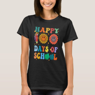 Camiseta Maestro Divertido Estudiante 100º Día de Escuela F