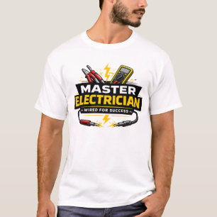 Camiseta Maestro Electricista Cableado Para El Éxi