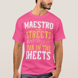 Camiseta Maestro En La Diva De Las Calles En La Ópera De La