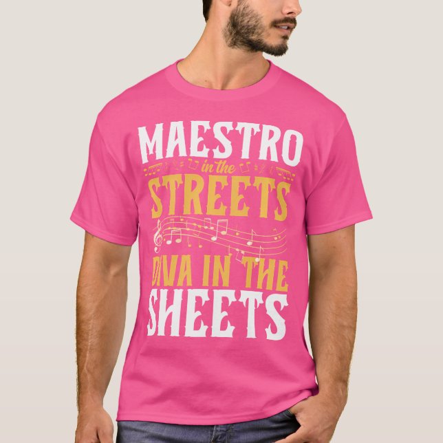 Camiseta Maestro En La Diva De Las Calles En La Ópera De La (Anverso)