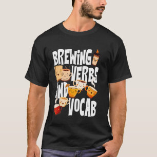 Camiseta Maestro español amante del café para educadores