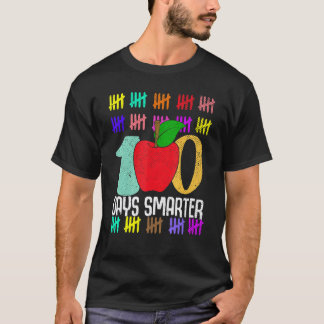 Camiseta Maestro Estudiante 100 Días Más Inteligente Feliz 