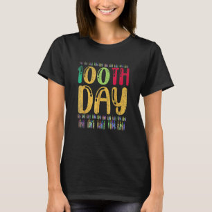 Camiseta Maestro Estudiante Día 100 Escuela 100 Días De Esc