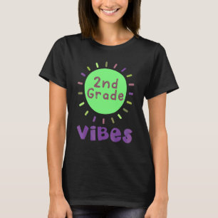 Camiseta Maestro Feliz de 2do Grado de Regreso a la Escuela