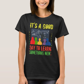Camiseta Maestro Inspirador Es Un Buen Día Para Aprender Al