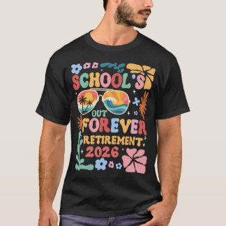 Camiseta Maestro Jubilado 2026 Las Escuelas Fuera Por Siemp