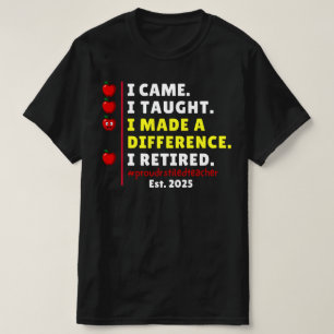 Camiseta Maestro Jubilado Orgulloso 2025 Jubilación 2025 Pr