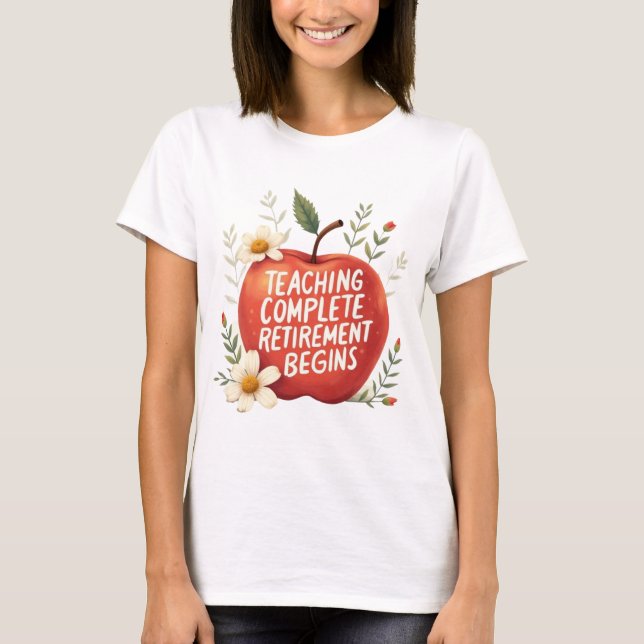 Camiseta Maestro Jubilado Totalmente (Anverso)