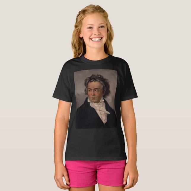Camiseta Maestro Ludwig Beethoven Compositor de Música Sinf (Anverso completo)