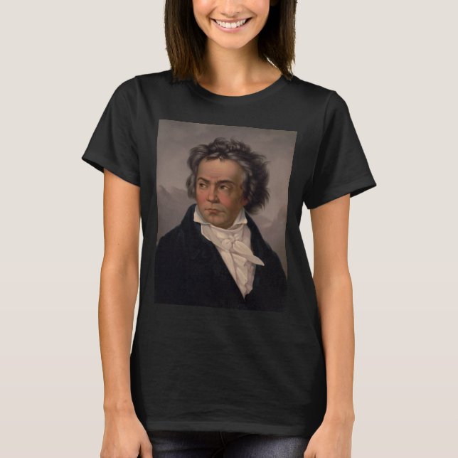 Camiseta Maestro Ludwig Beethoven Compositor de Música Sinf (Anverso)