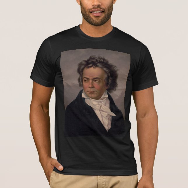 Camiseta Maestro Ludwig Beethoven Compositor de Música Sinf (Anverso)